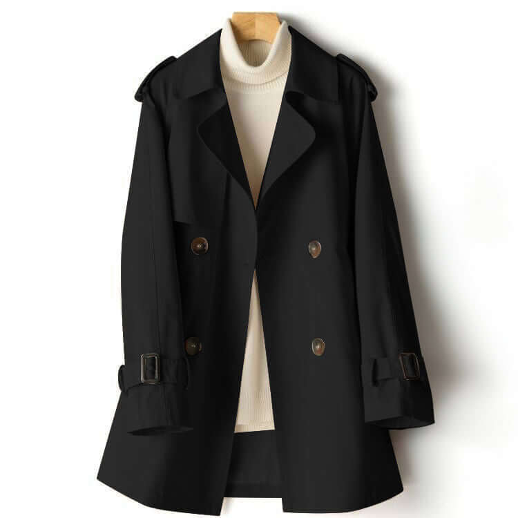 Street Wave Womens Tailored Trench Coat Timeless Chic Fit For Modern Women All Day Everyday Wardrobe Essential