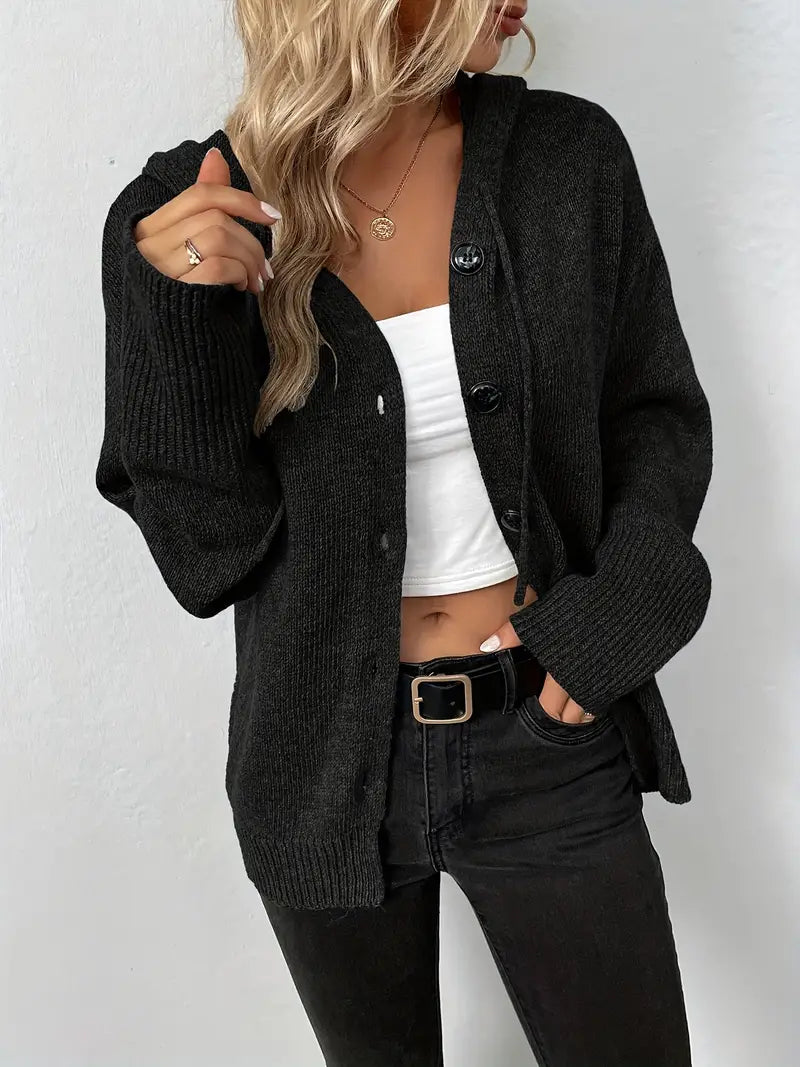Streetwave Women Long Sleeve Cardigan For Spring Cozy Knit Layer With Effortless Chic Comfort