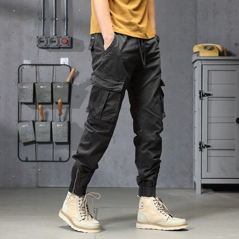 Stretch Cargo Pants For Men By Street Wave Ultimate Comfort With Elastic Fit And Rugged Cargo Pockets