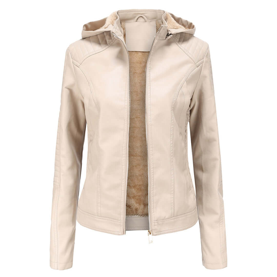 Streetwave Womens Removable Hooded Jacket With Quilted Shoulders Stylish AllWeather Coat