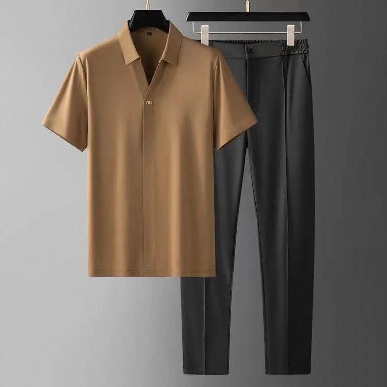 Street-Wave Upscale Mens Suit Set Cotton Linen Blend For Durable Comfort And Timeless Style