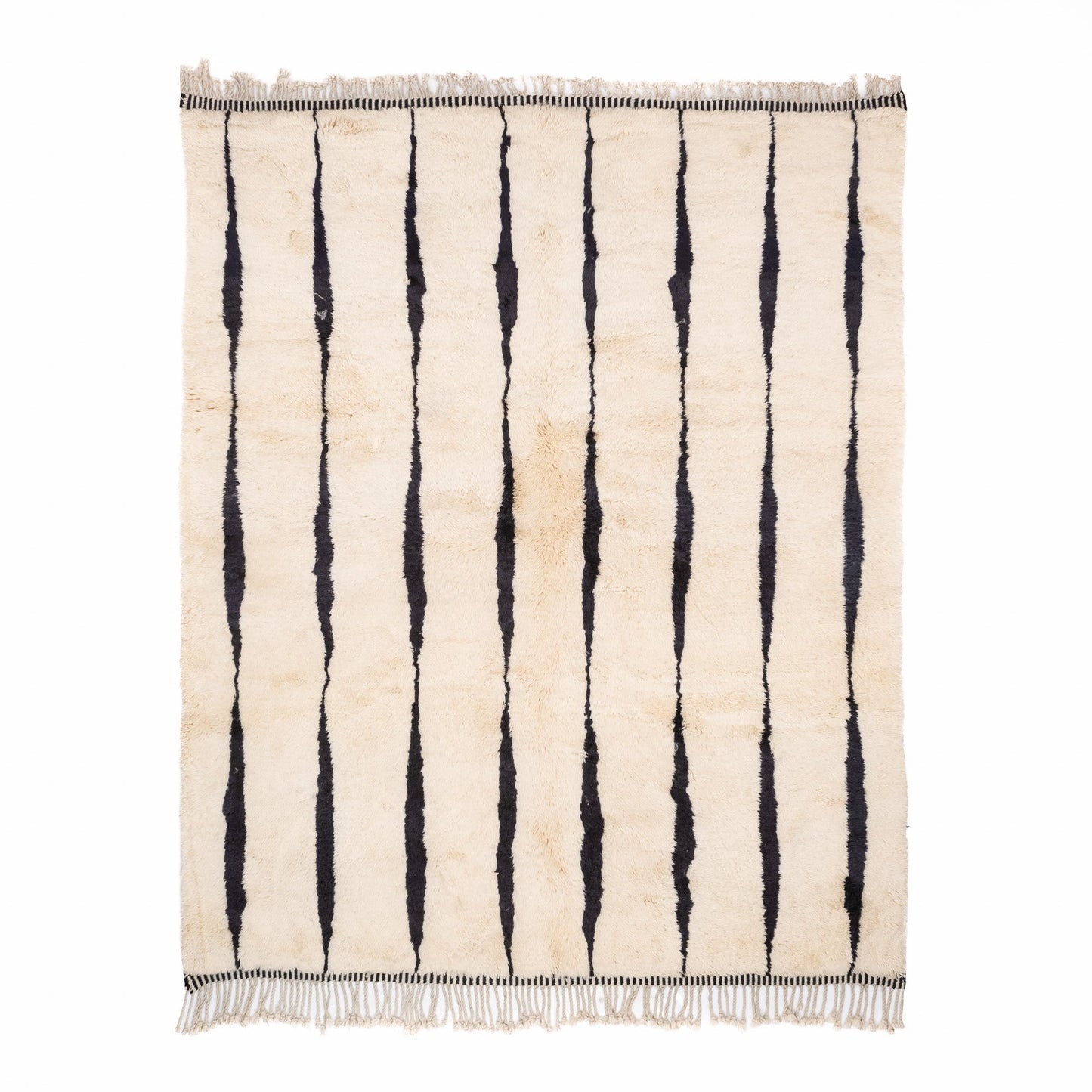 Elegant Rhythm - Luxury Shag Moroccan Rug - Street-Wave