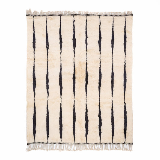 Elegant Rhythm - Luxury Shag Moroccan Rug - Street-Wave