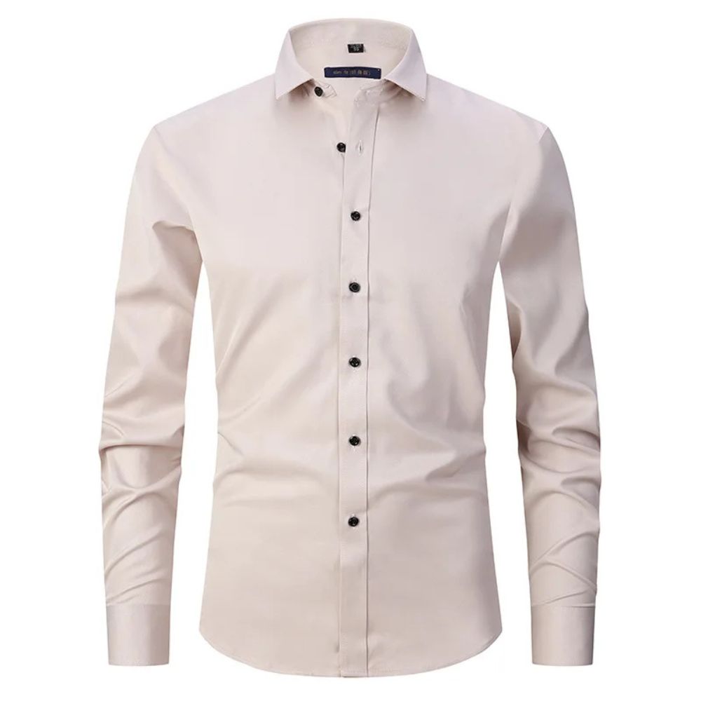 Johannesz Mens Slim Fit Dress Shirt Elegant For Meetings And Evening Events Premium Office Wear