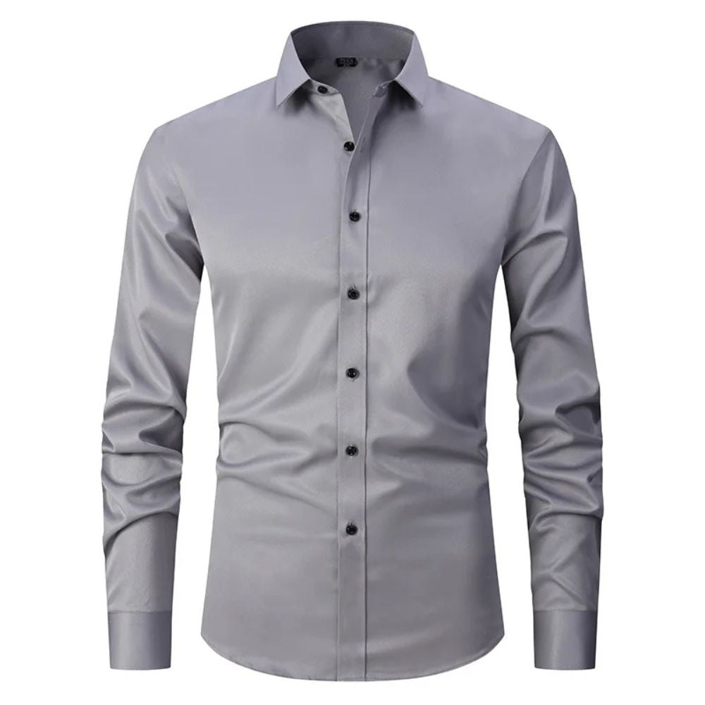Johannesz Mens Slim Fit Dress Shirt Elegant For Meetings And Evening Events Premium Office Wear