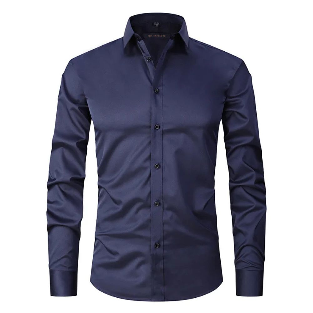 Johannesz Mens Slim Fit Dress Shirt Elegant For Meetings And Evening Events Premium Office Wear