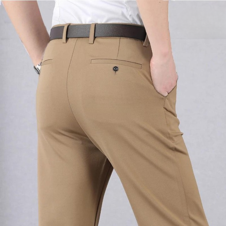 Street-Wave Mens Flex Dress Pants With Stretch For All Day Comfort For Modern Professionals