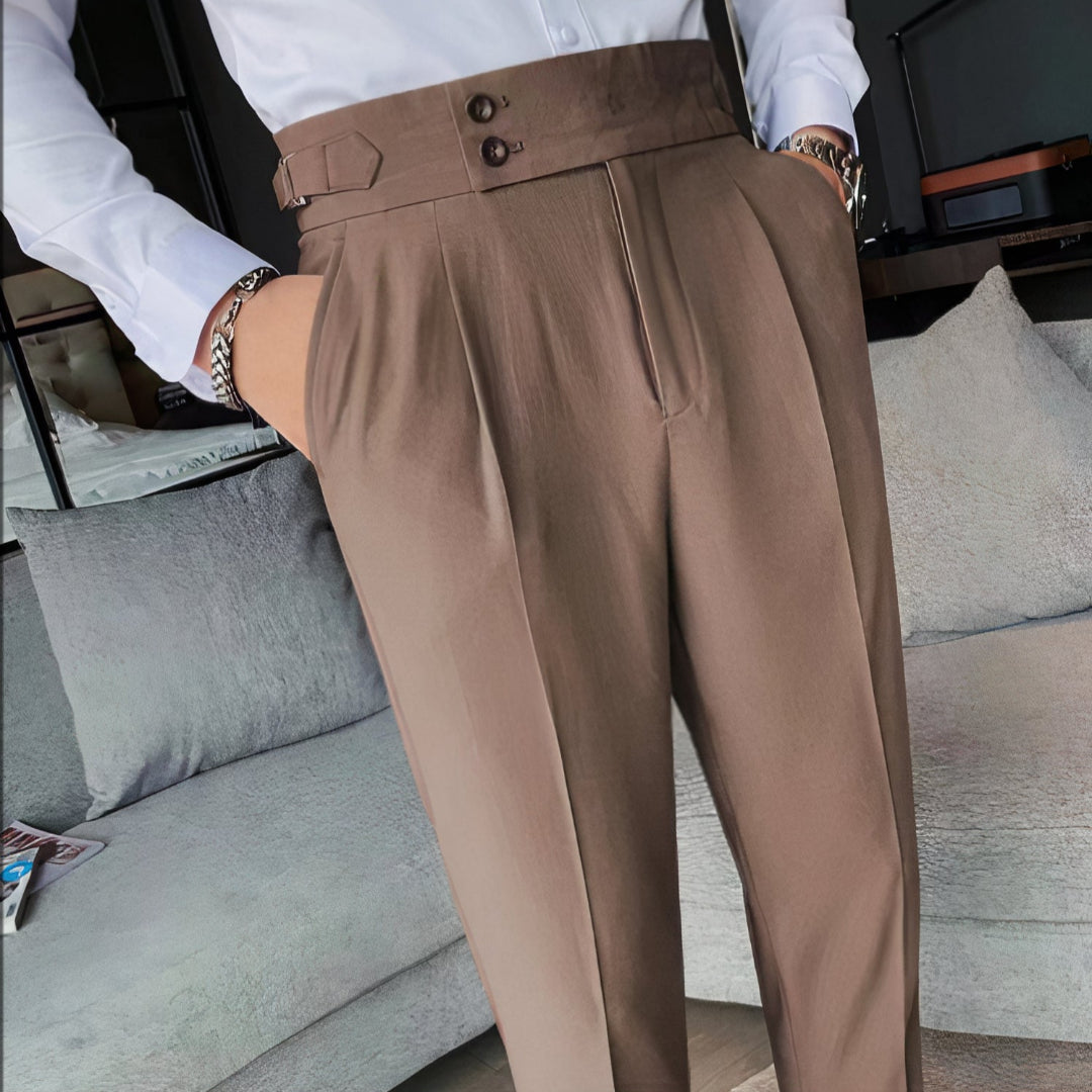 Street Wave Waldo Dress Pants For Men Premium Comfort Classic Fit For Office Professionals