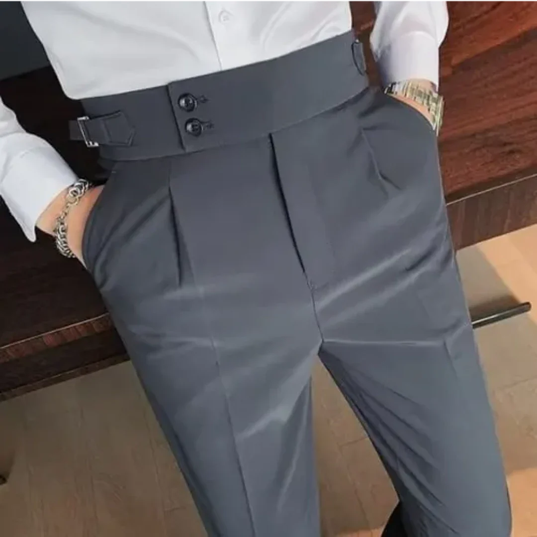 Street Wave Waldo Dress Pants For Men Premium Comfort Classic Fit For Office Professionals
