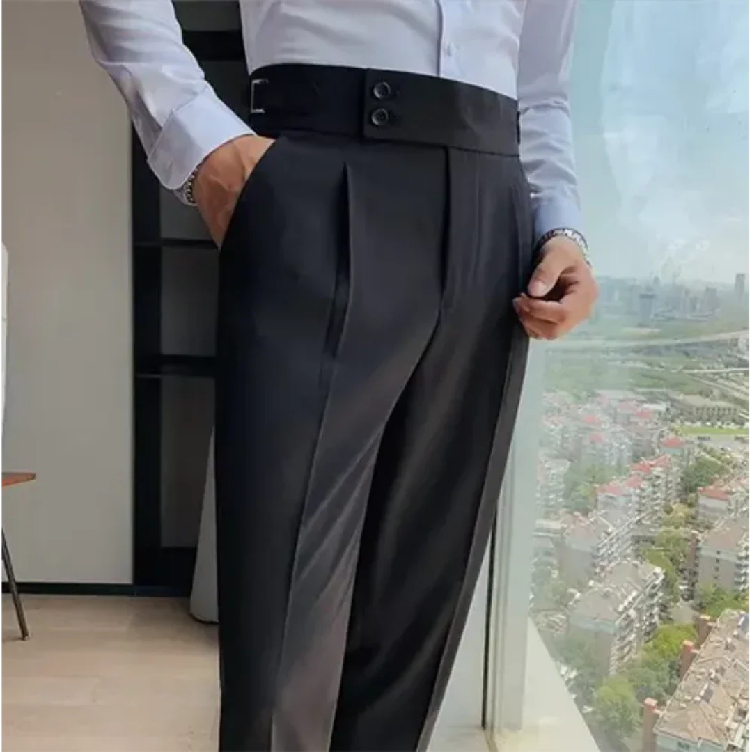 Street Wave Waldo Dress Pants For Men Premium Comfort Classic Fit For Office Professionals
