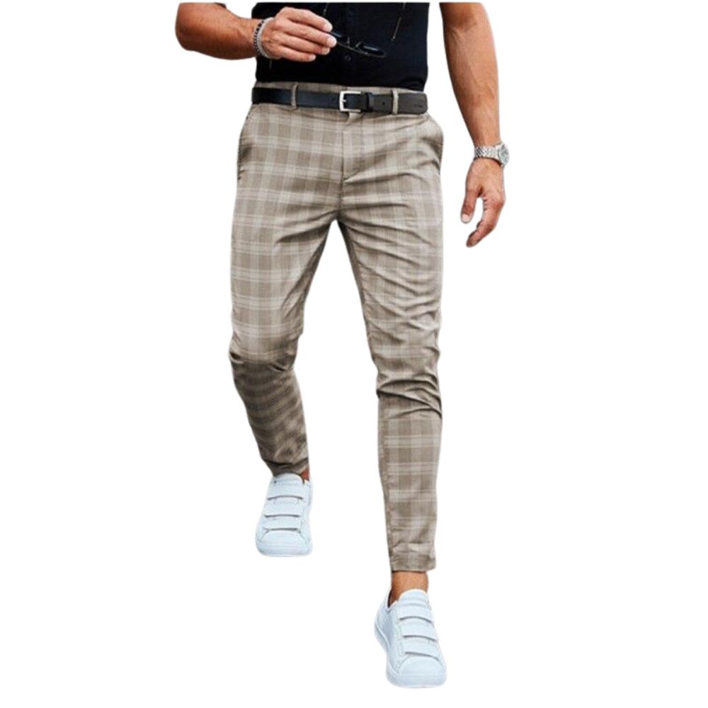 Stretch Dress Pants for Men by Street-Wave, Elegant Comfort for Office and Dinner