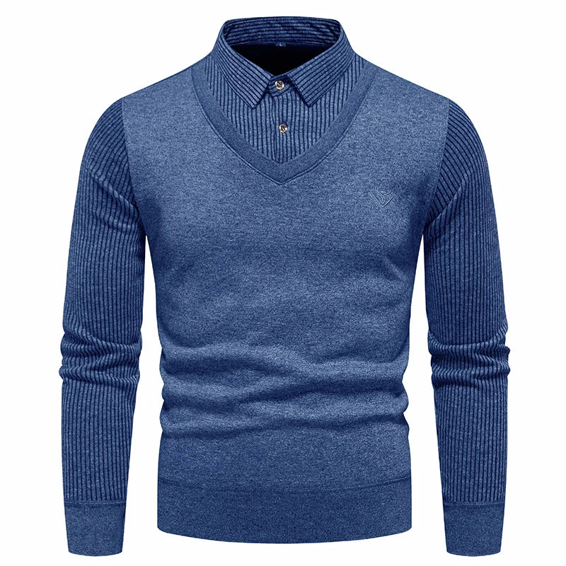 Street Wave Mens Casual Knit Sweater Premium Comfort For Winter Warmth And Style