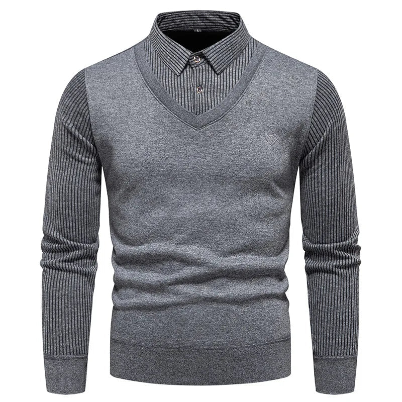 Street Wave Mens Casual Knit Sweater Premium Comfort For Winter Warmth And Style