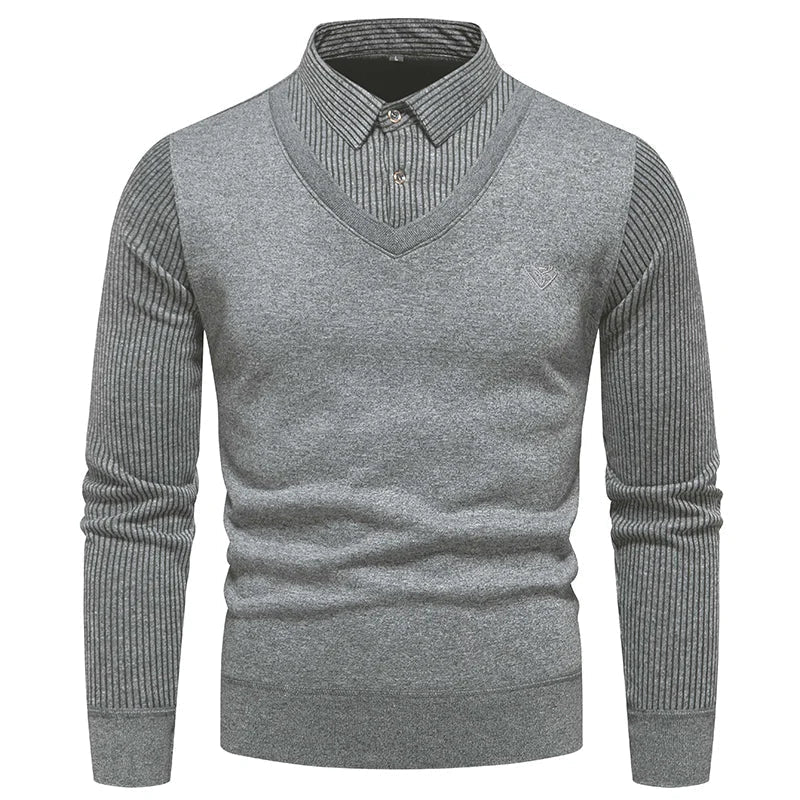 Street Wave Mens Casual Knit Sweater Premium Comfort For Winter Warmth And Style