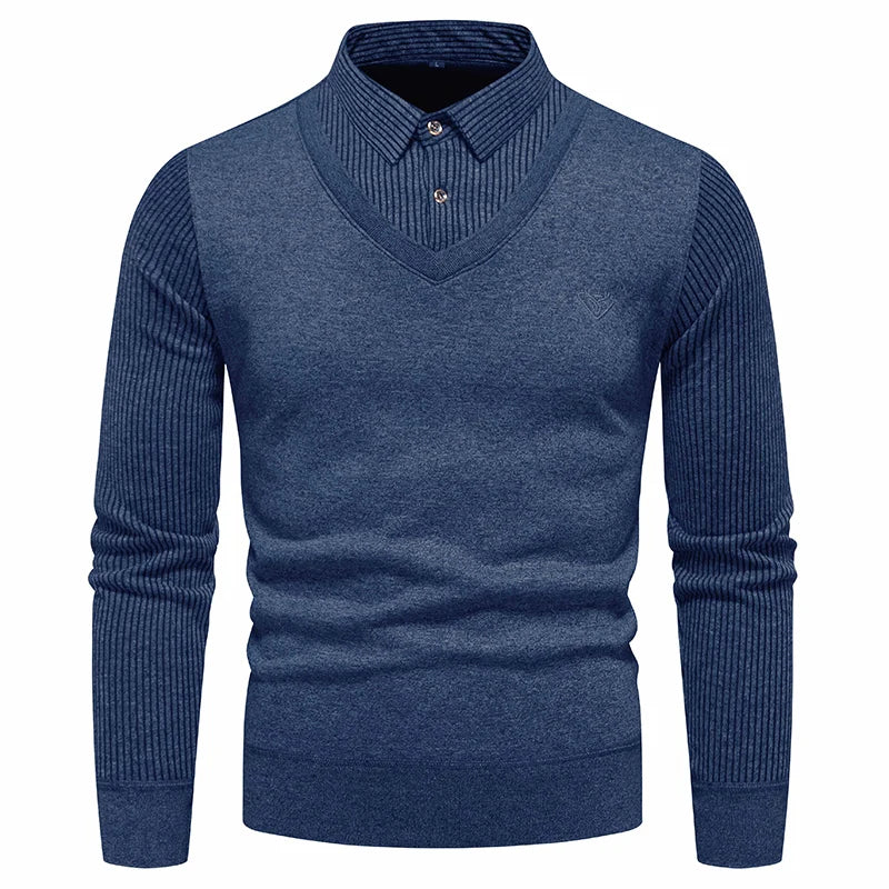Street Wave Mens Casual Knit Sweater Premium Comfort For Winter Warmth And Style