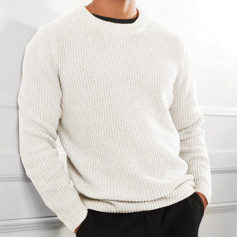 Streetwave Mens Knit Sweater Jeremias Timeless Warmth Elegant Ribbed Pullover For Him