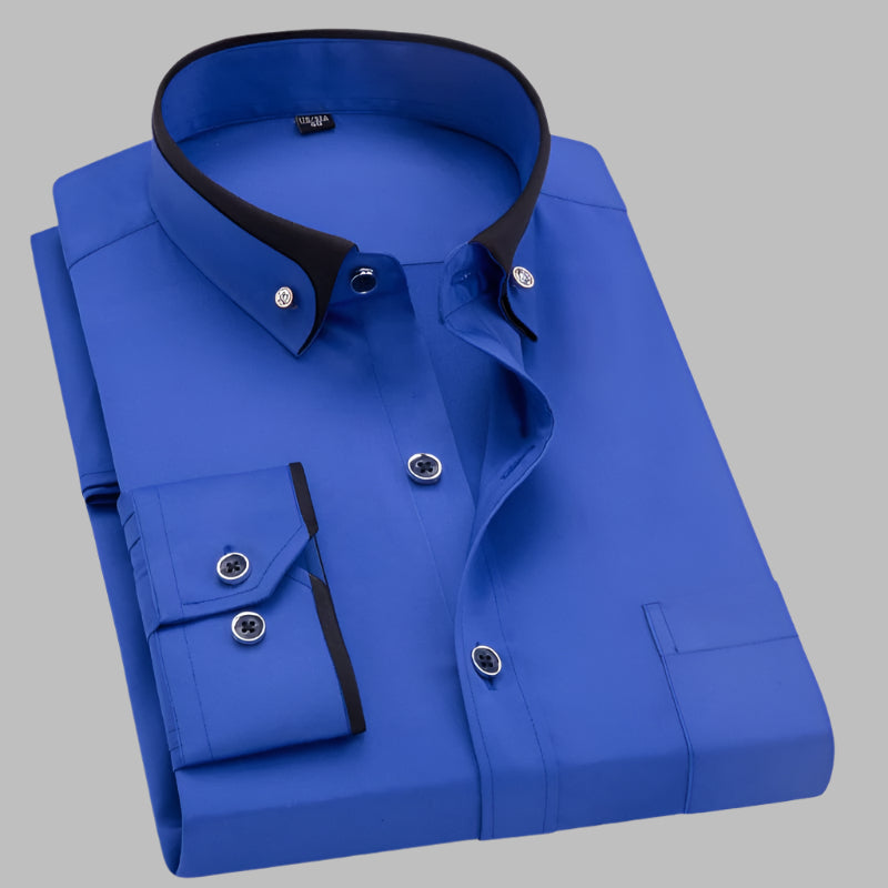 Mens Long Sleeve Shirt Ludger Elegant By Streetwave Breathable Comfort For Office And Evening Events