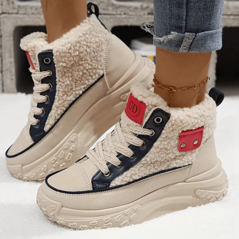 Women's Ankle Boots with Mid-Height and Block Heel