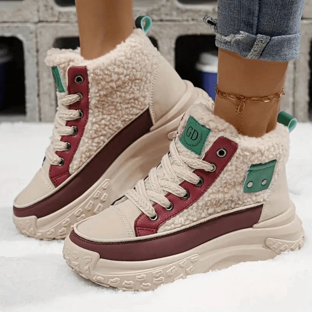 Women's Ankle Boots with Mid-Height and Block Heel