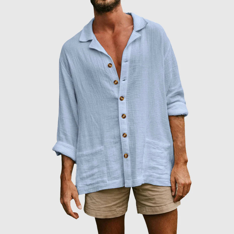 Streetwave Cotton Summer Shirt Ingolfus For Relaxed Days Breathable Lightweight Mens Shirt