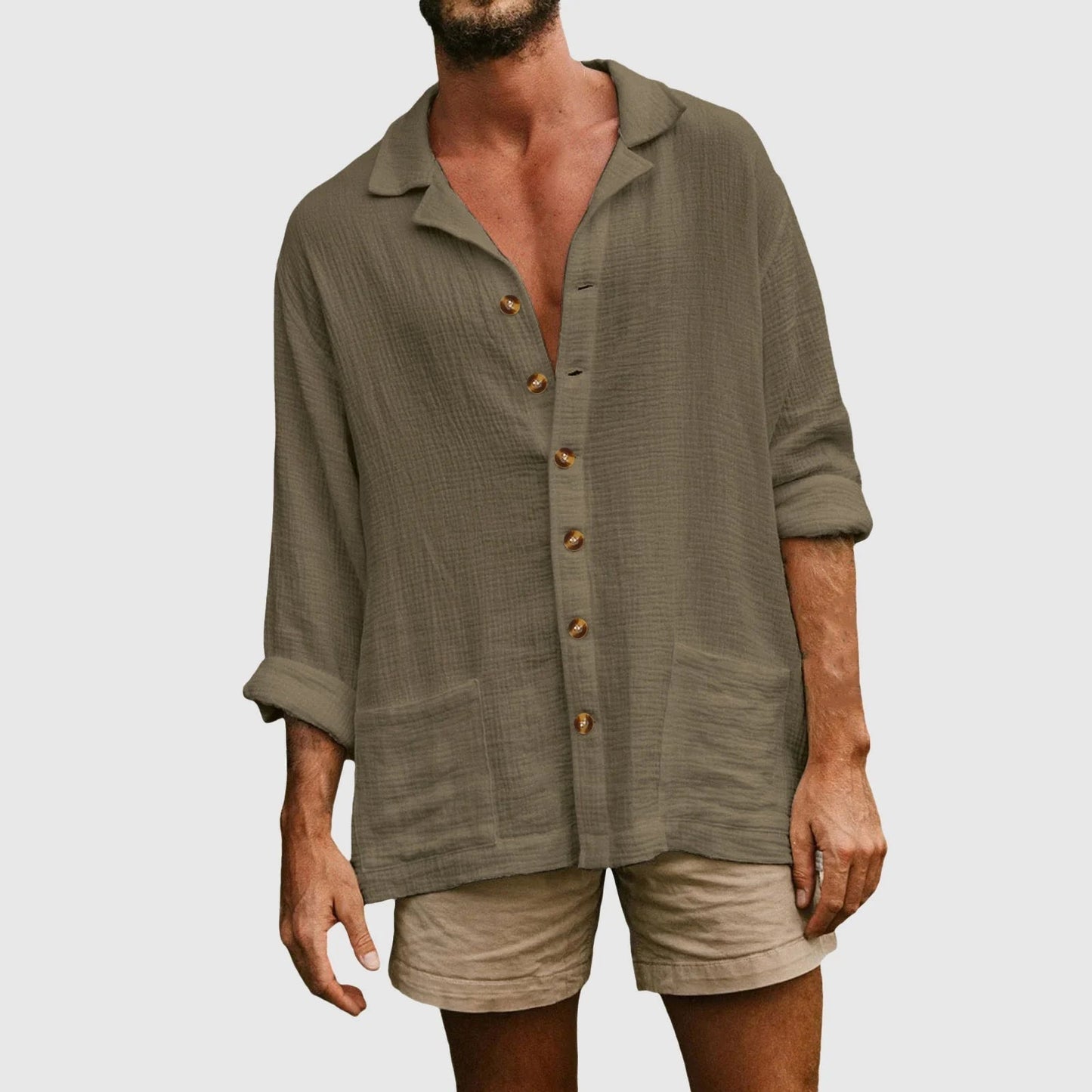 Streetwave Cotton Summer Shirt Ingolfus For Relaxed Days Breathable Lightweight Mens Shirt