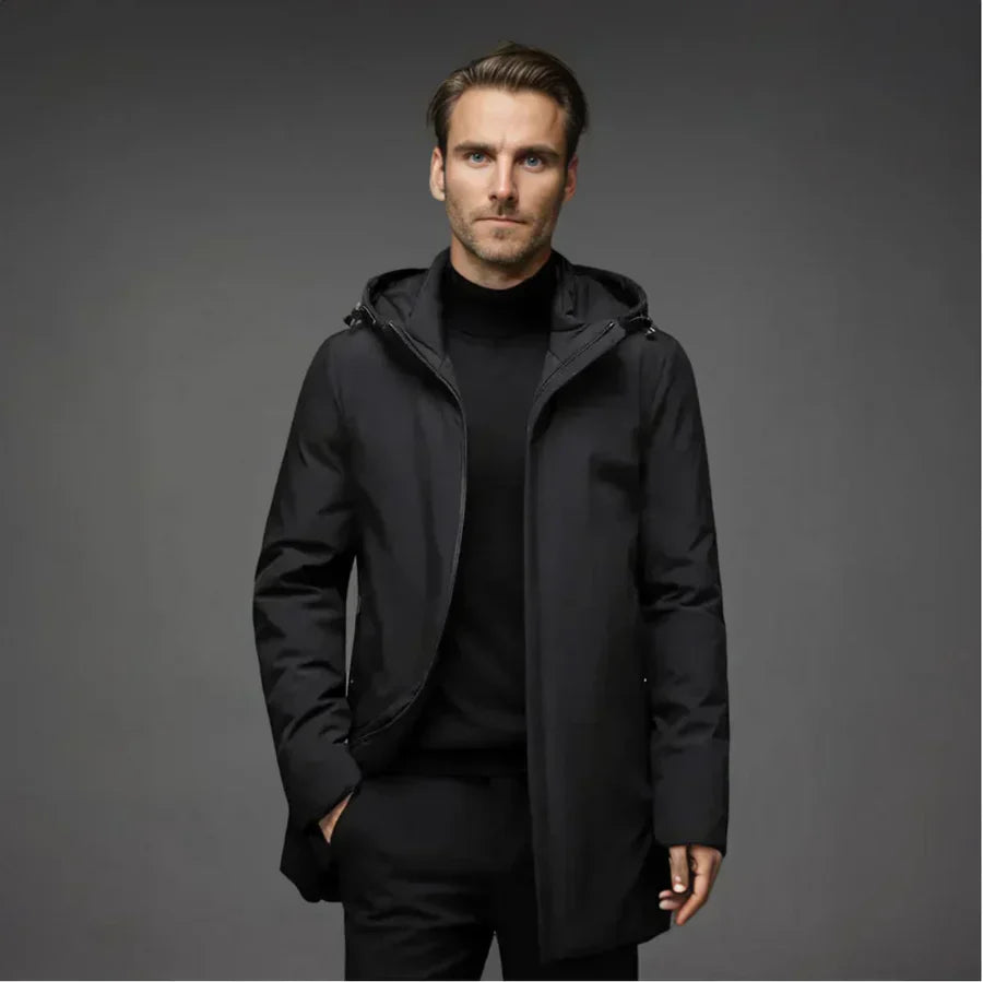 Street-wave Puffer Jacket for Men Warm Lightweight Insulation Modern Fit Winter Coat