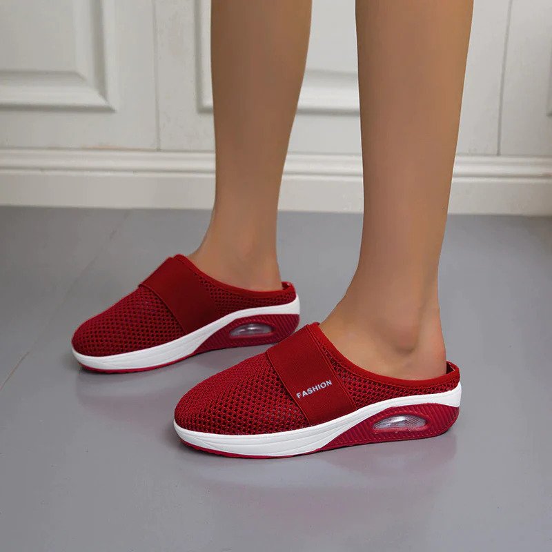Street Wave Women Slip On Sandals Lirien Sommerfrische Breathable Knit Comfort For Summer