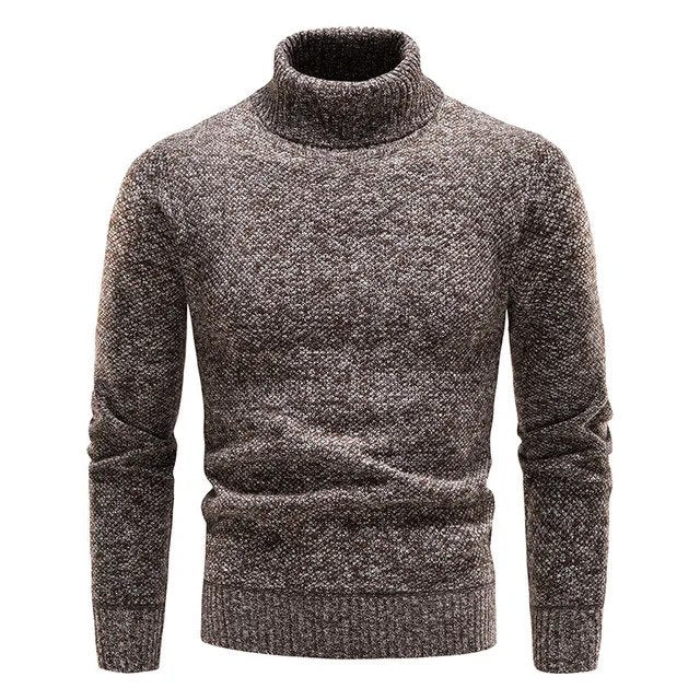 Street Wave Men's Turtleneck Sweater For Timeless Elegance And Warmth In Winter Wardrobe