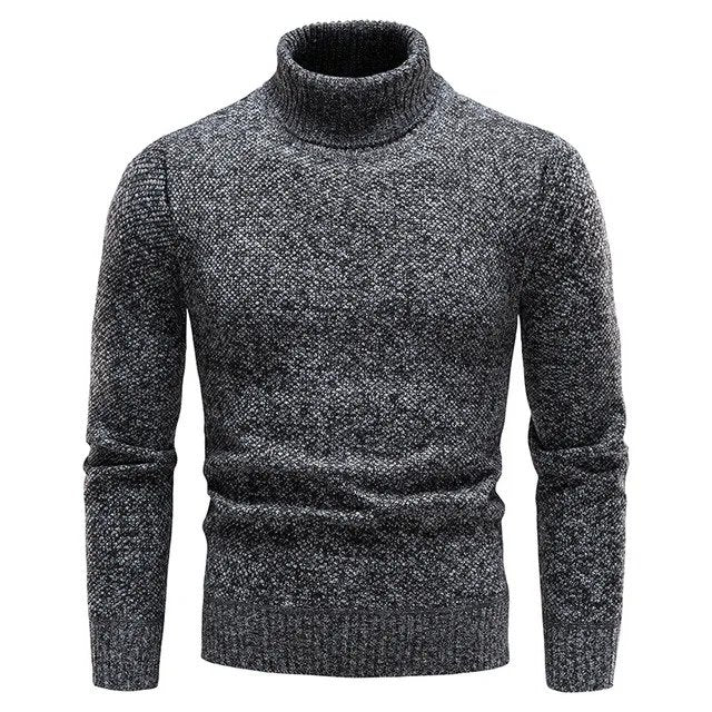Street Wave Men's Turtleneck Sweater For Timeless Elegance And Warmth In Winter Wardrobe