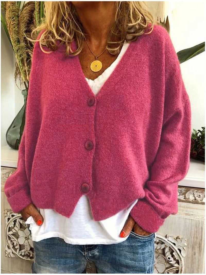Street-wave Women Cozy Knit Cardigan Chic Versatile Office To Weekend Wear For Women