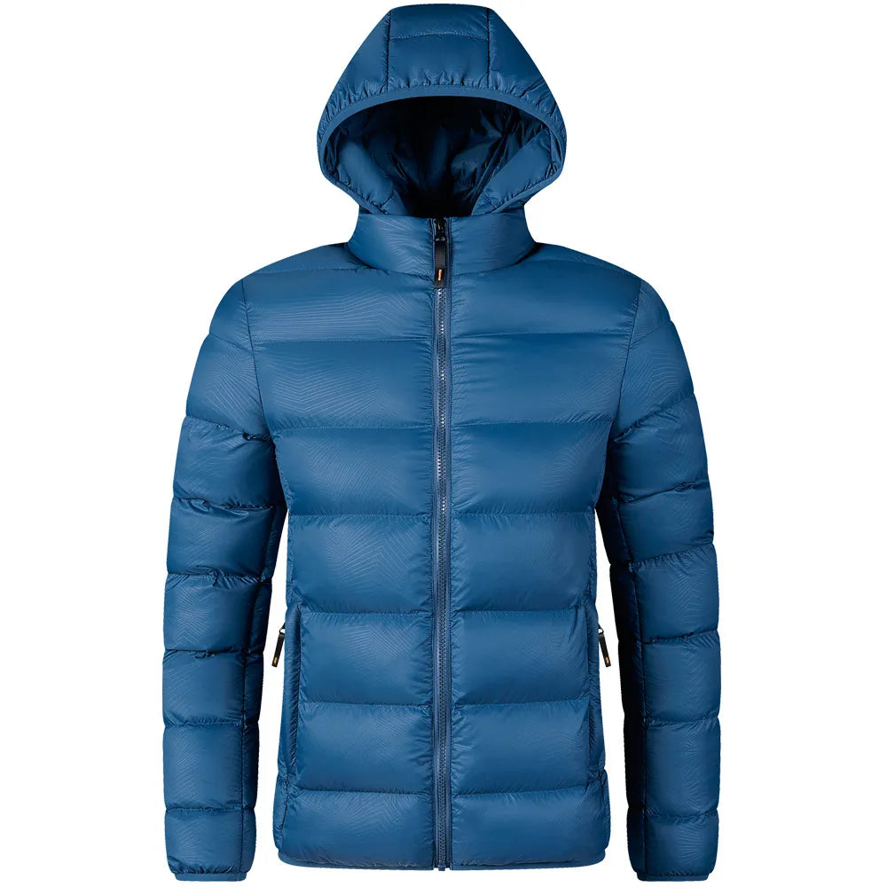 Street-wave Men Lightweight Puffer Jacket Warmth And Style