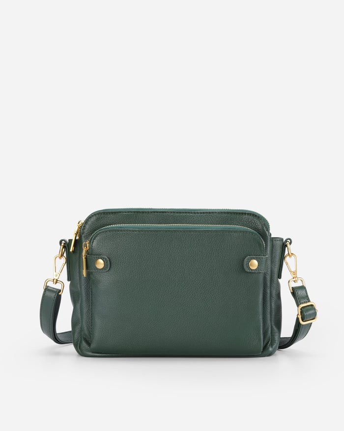 Leather Crossbody Bag Street Wave Premium Leather Timeless Elegant Design For Everyday Women