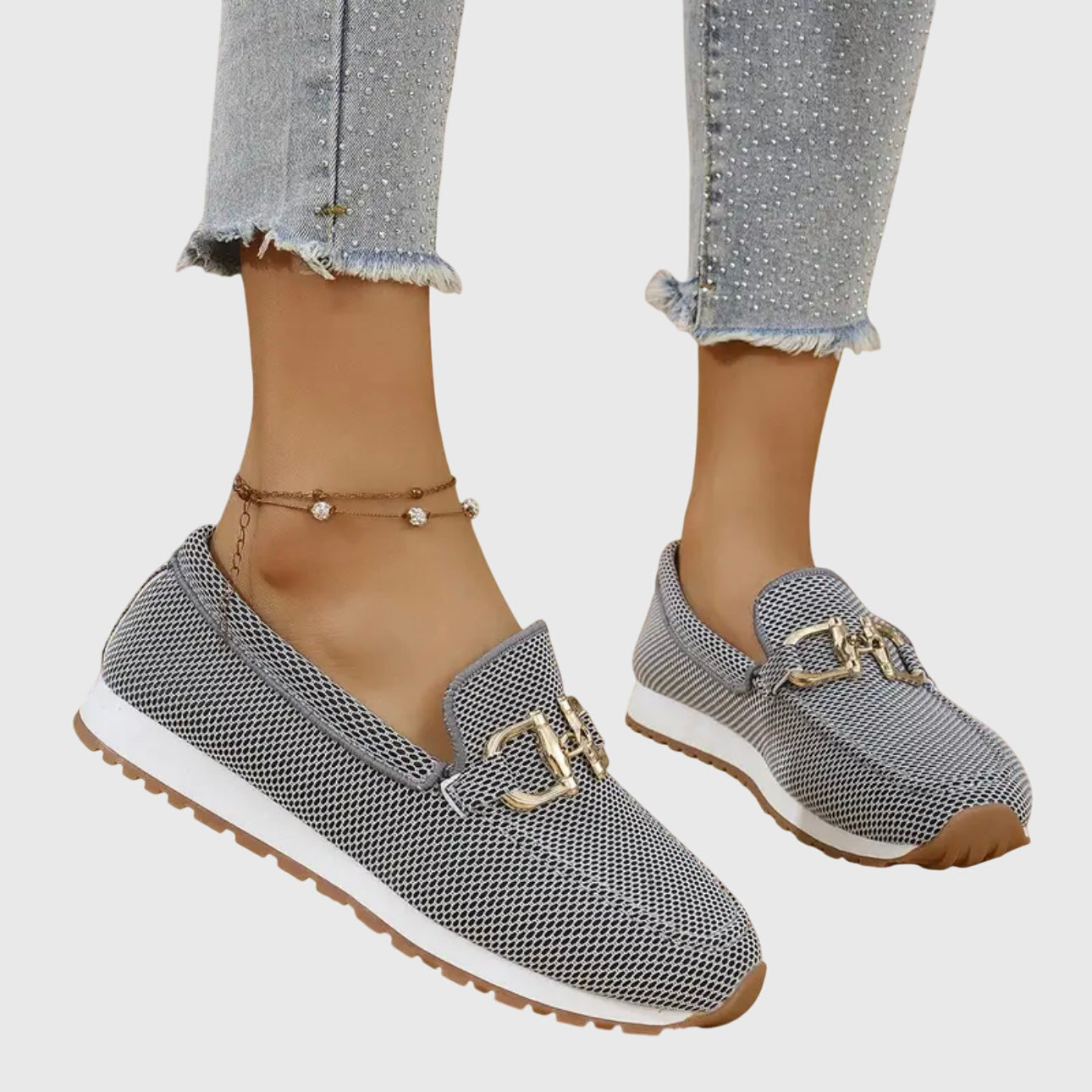 Women's Casual Loafers with Supportive Insole and Flexible Sole
