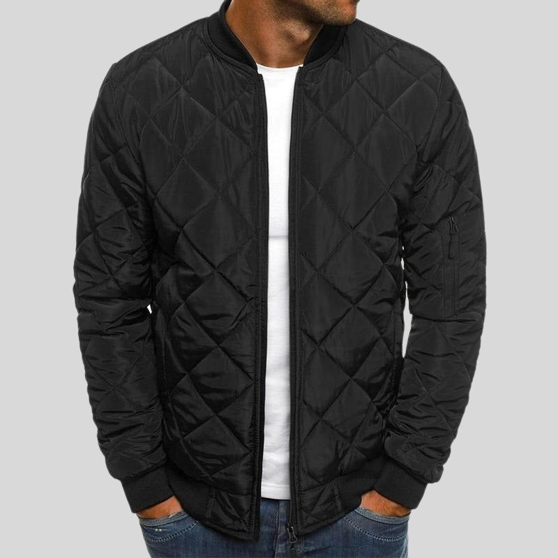 Avelena Classic Bomber Jacket By Street Wave For Men Comfortable Everyday Outerwear With Durable Quilted Design