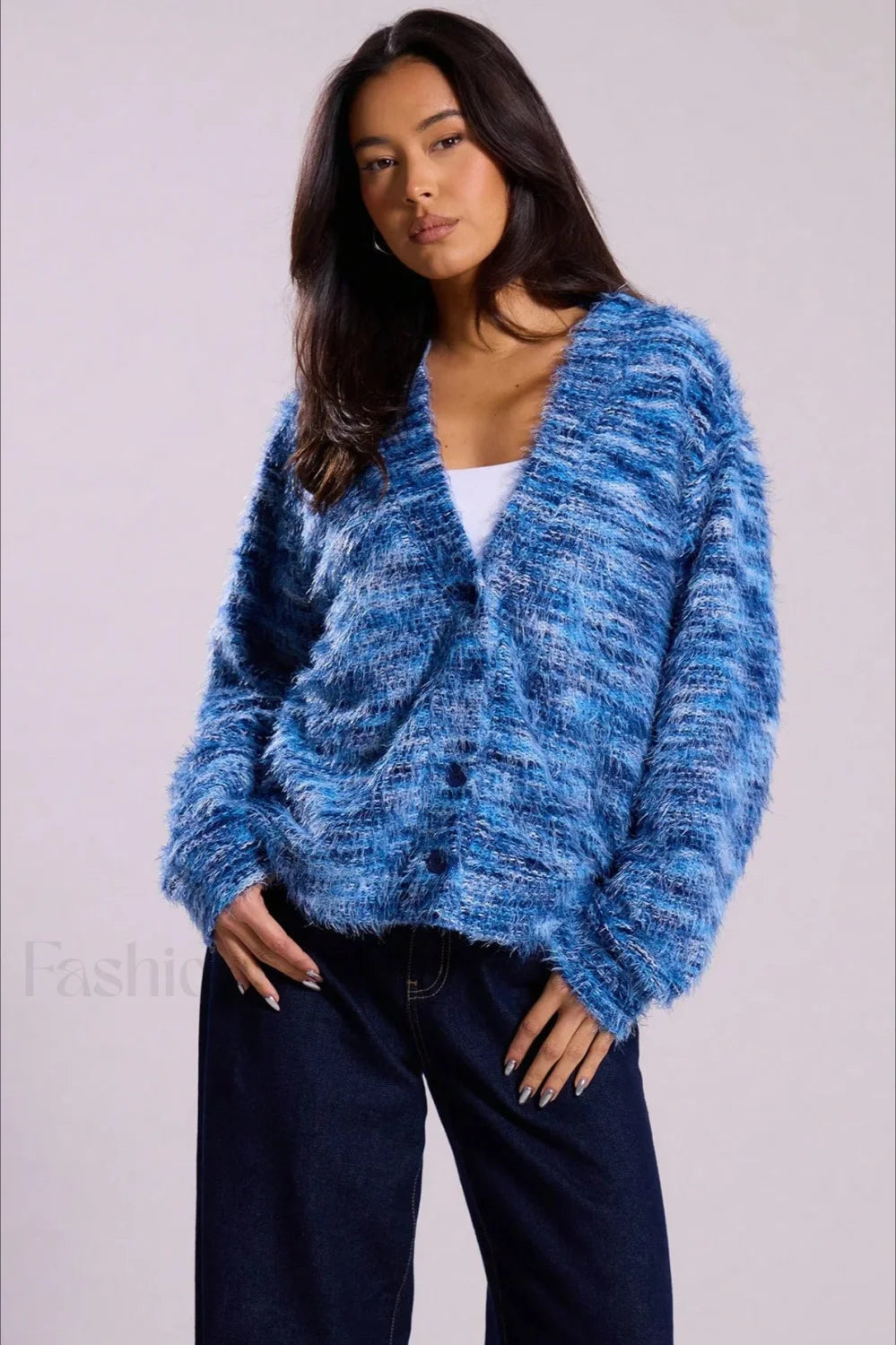 Street-Wave Vintage Striped V-Neck Cardigan Slim Fit With Soft Stretch For Women