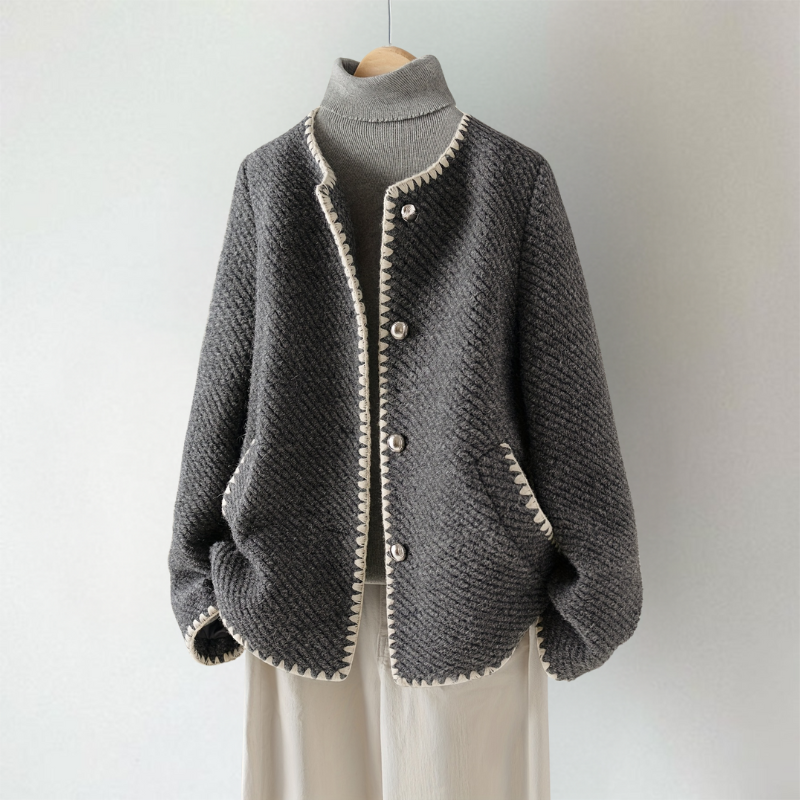 Street Wave Lightweight Open Front Cardigan For Effortless Layering In Cozy Knit For Women