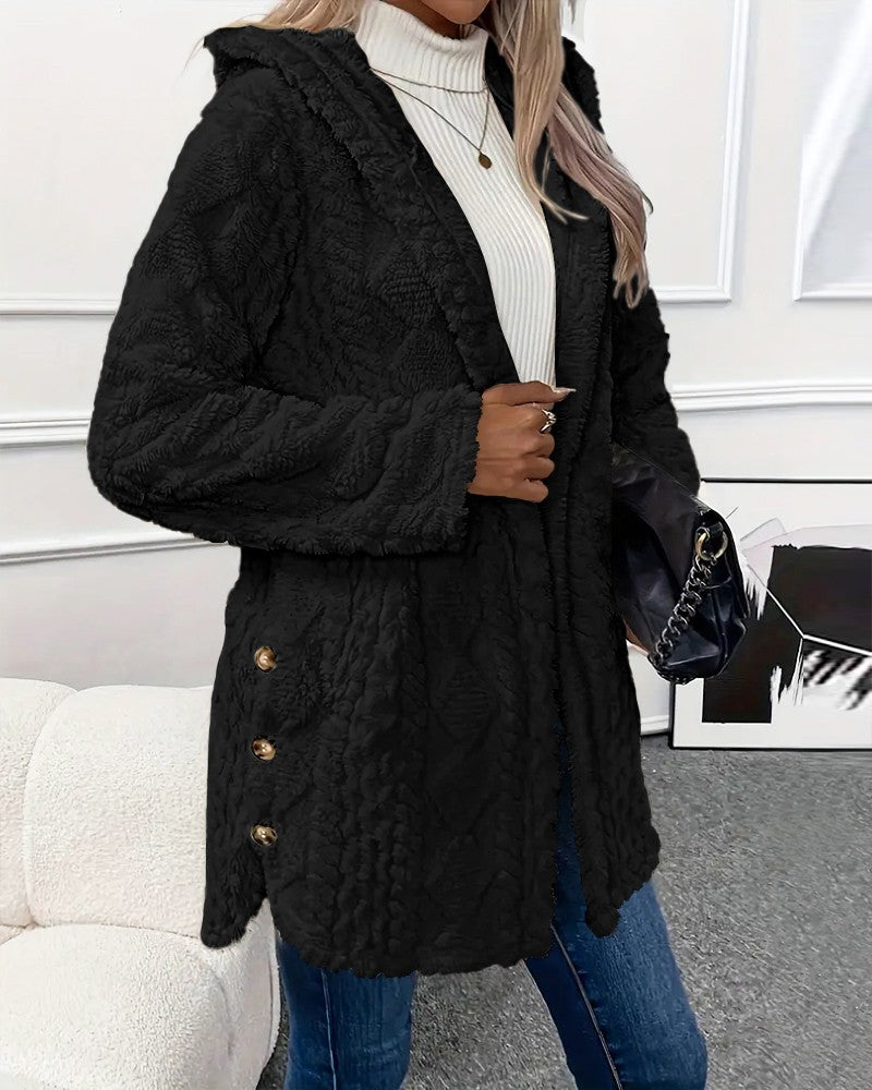 Street Wave Faux Fur Coat For Women Timeless Warmth Cozy Style Outerwear Soft Lined Winter Essential For Cold Weather