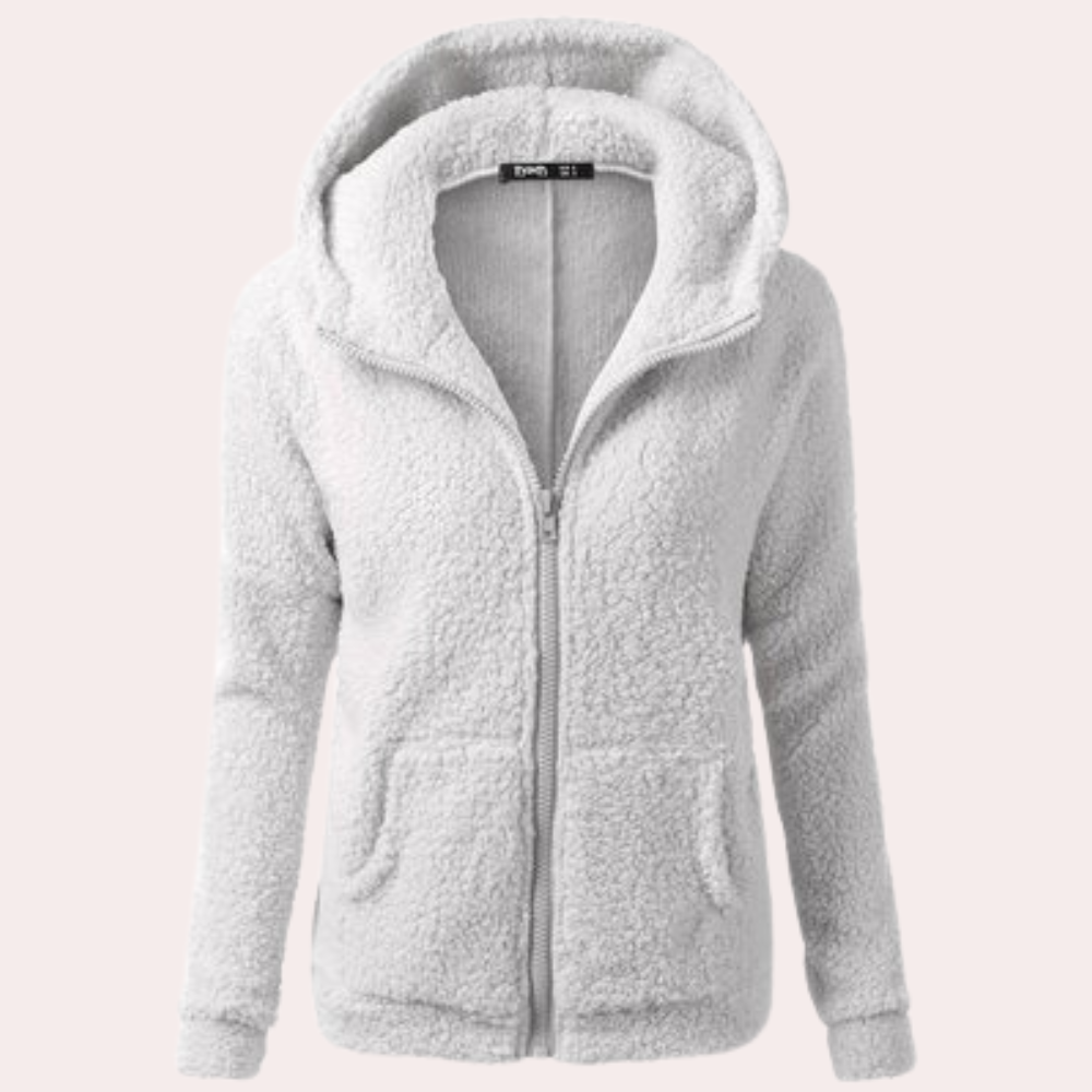 Street-wave Women’s Cozy Winter Jacket With Plush Sherpa Lining For Warmth And Elegance