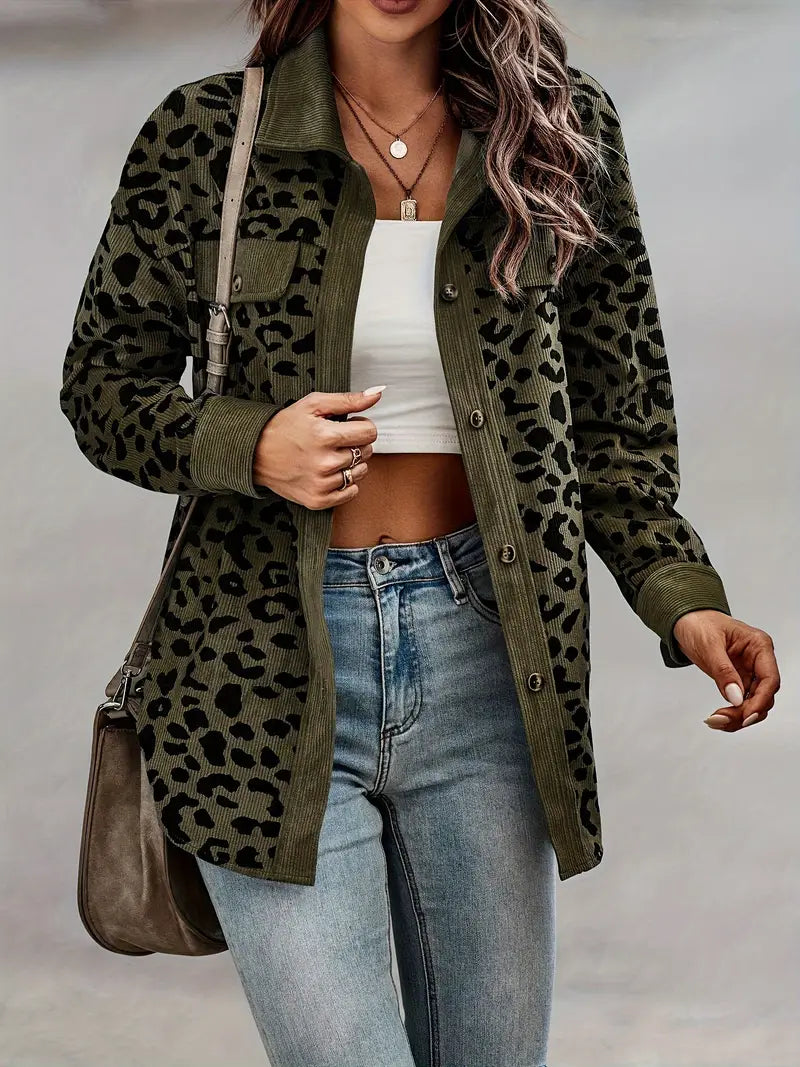 Street-wave Leopard Print Jacket For Bold Fashion Lovers Standout Style And Premium Quality
