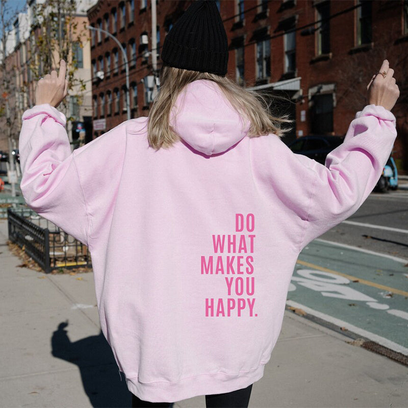 Street-wave Women's Hoodie Cozy Cotton Polyester Blend Warmth and Soft Comfort For Daily Wear