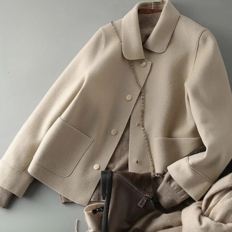Womens Coat Streetwave Cozy Warm Chic Buttoned Winter Jacket For Women Everyday Elegance