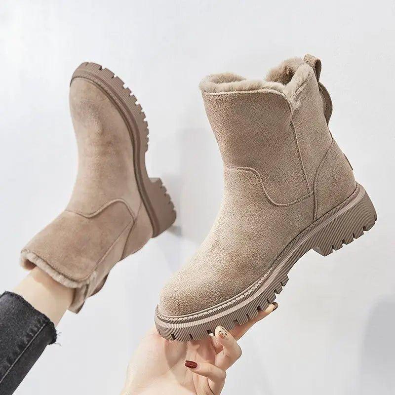 Women's Casual Boots with Supportive Design and Sturdy Sole