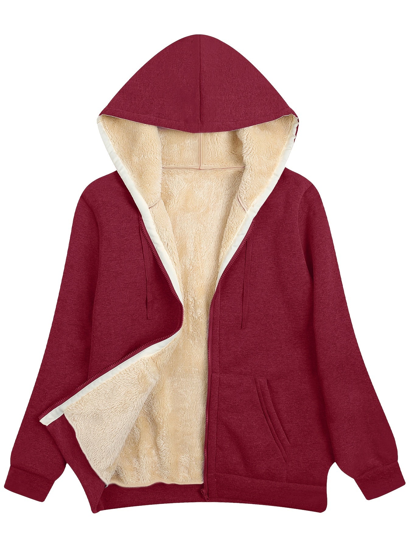 Street-Wave Women Zip Up Hoodie Cozy Casual Jacket For Everyday Comfort And Warmth