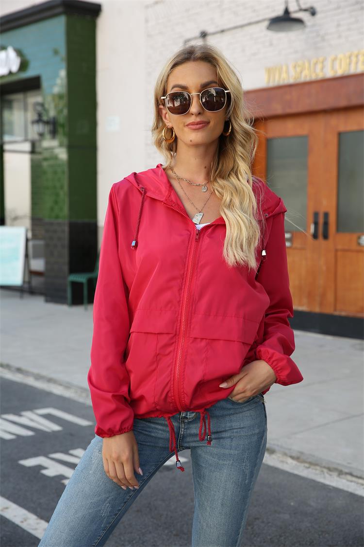 Street-wave Athena Short Raincoat for Women All Weather Protection Lightweight Hooded Jacket