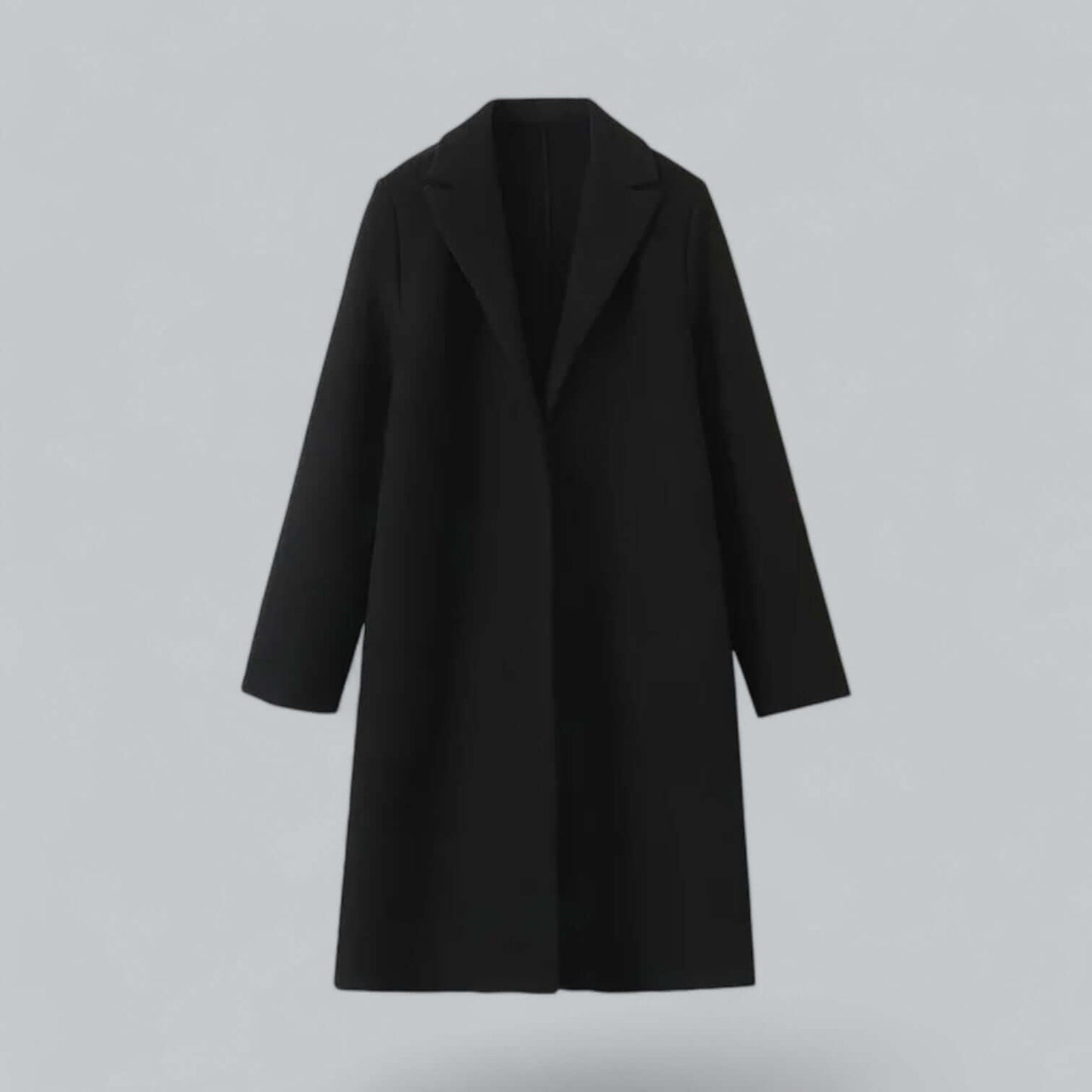 Street-Wave Open Front Trench Coat For Women Effortless Elegance Valenti Inspired