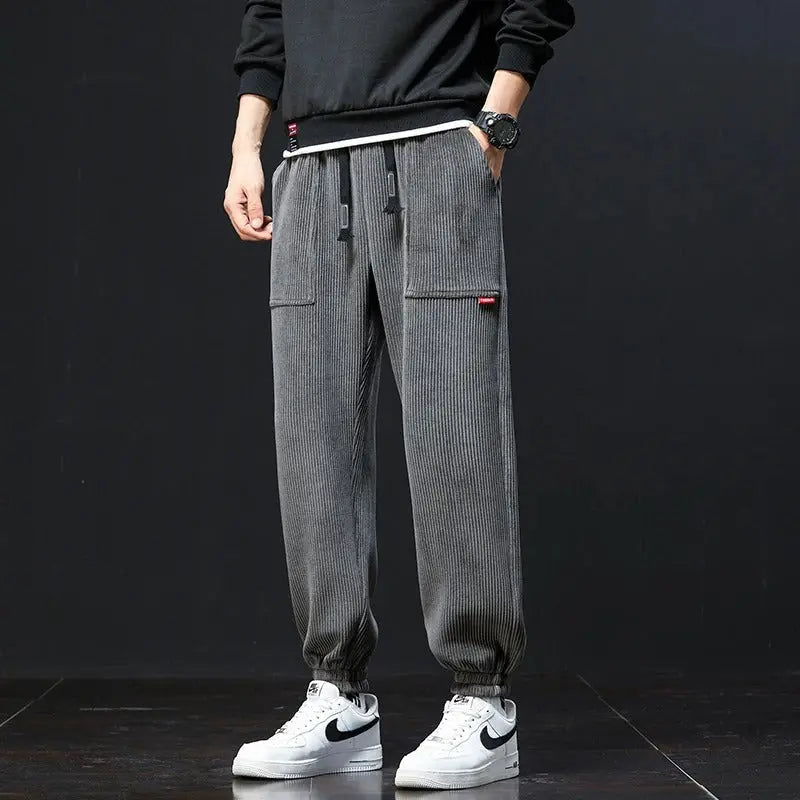 Waylynn Canyon Corduroy Sweatpants With Deep Pockets Unisex Relaxed Fit