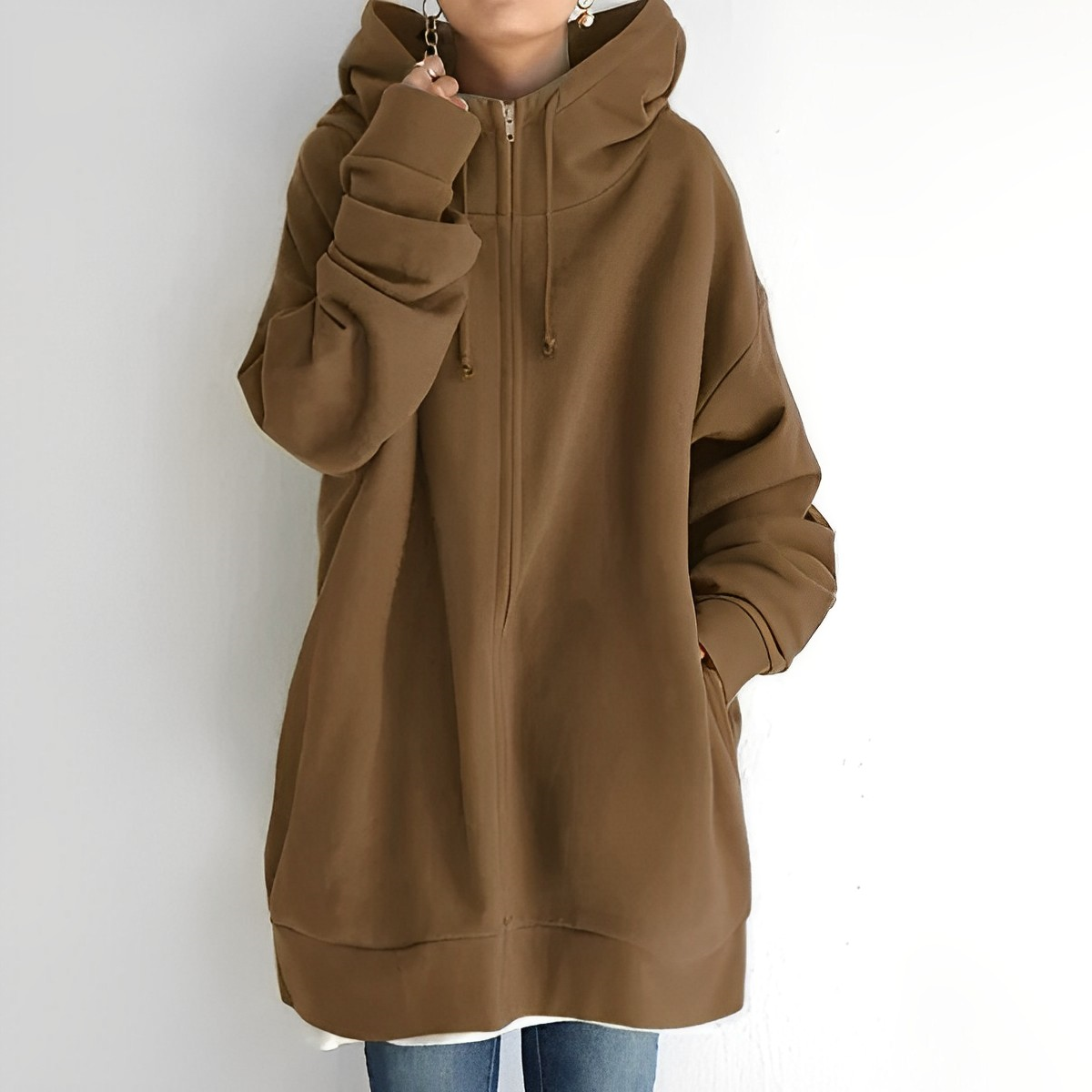 Street-Wave Women's Confidence Hoodie Cozy Warmth and Style Boost for Modern Busy Women Everyday Wear
