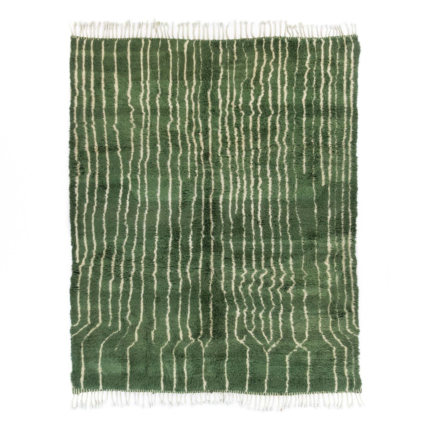 Forest Veins - Luxury Shag Moroccan Rug - Street-Wave