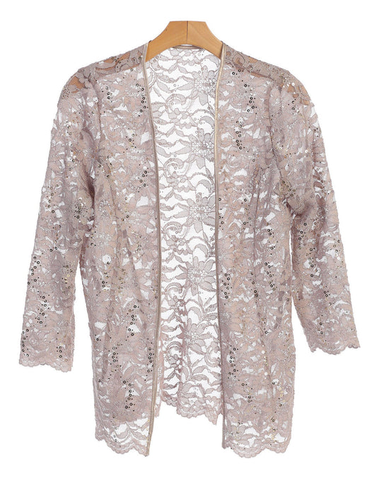 Cocoa L Formal Lace Scallop Edge Jacket Sale - Street-Wave