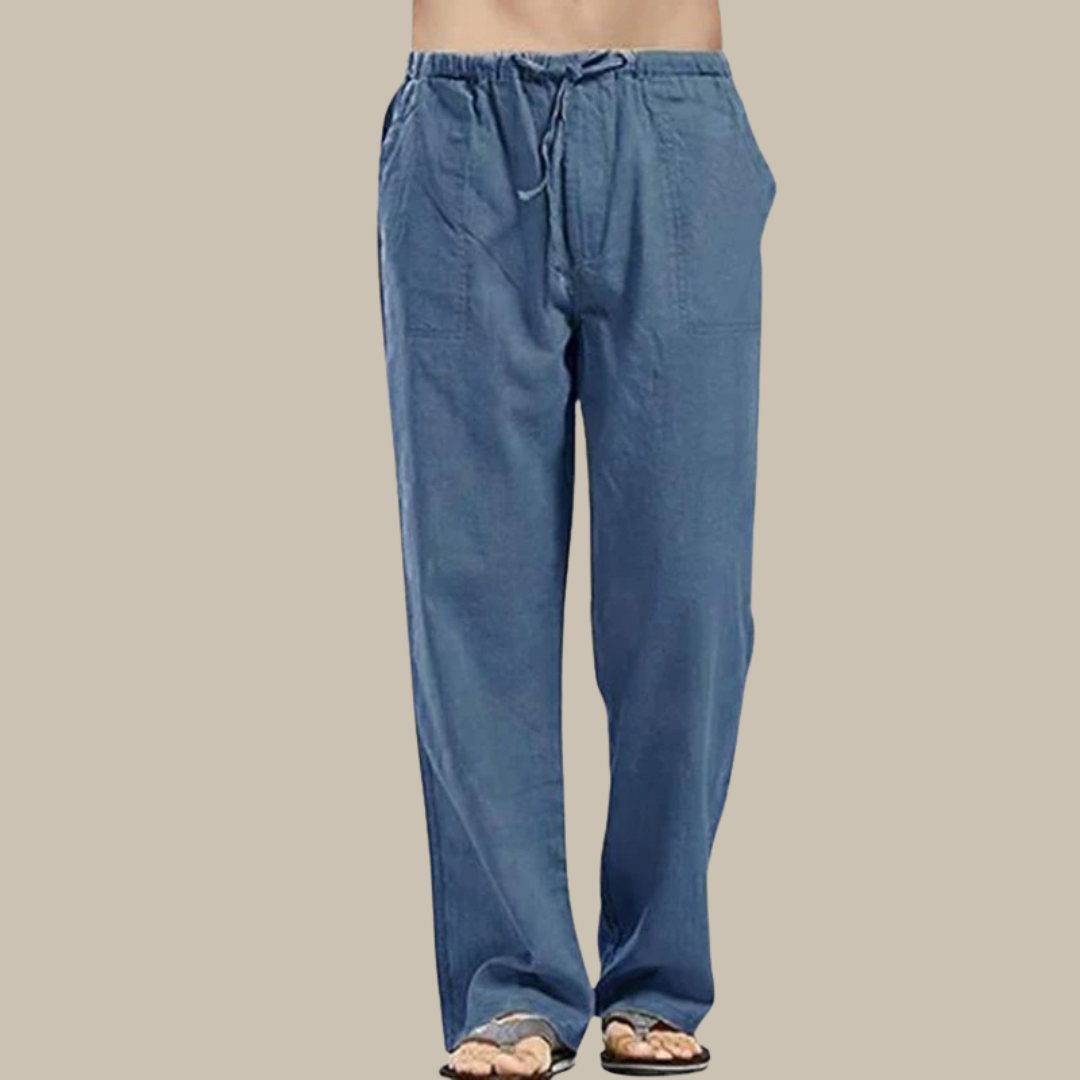 Street Wave Linen Pants For Spring Men Breathable Lightweight Comfort And Style Casual
